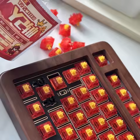 MZ Studio Y2 Switches Set Linear Multiple Spring Pre-lubed Mechanical Keyboard Switches Custom Gaming Keyboards 32g 40g 48g 53g