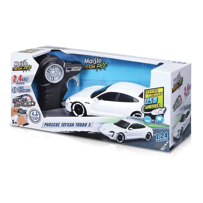 جديد متوفر في المخزون مايستو 1:24 Rc Premium موديل 2023 Sf90 Stradale Bugatti Divo Posche Taycan 2.4 جيجا هرتز لعبة أطفال مصغرة محاكاة #4