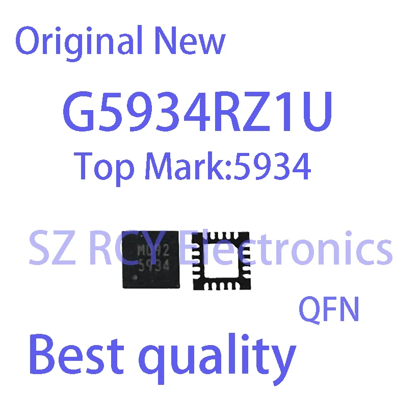 Chip QFN G5934RZ1U G5934 Top Mark 5934, 5-10 piezas, nuevo