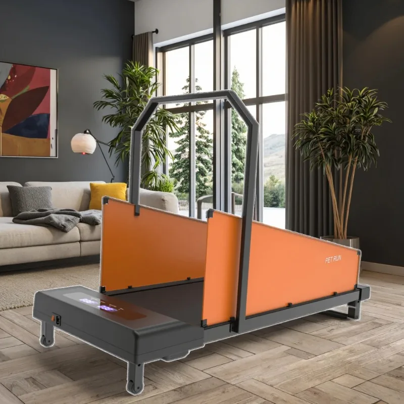 

Large Foldable Electric Dog Treadmill for Home Gym Use Exercise Fitness & Entertainment Without Wireless Heart Rate Test