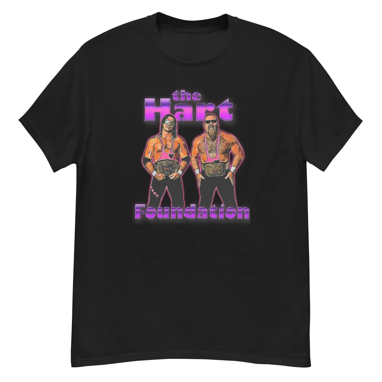 the hart foundation 80s classic tee