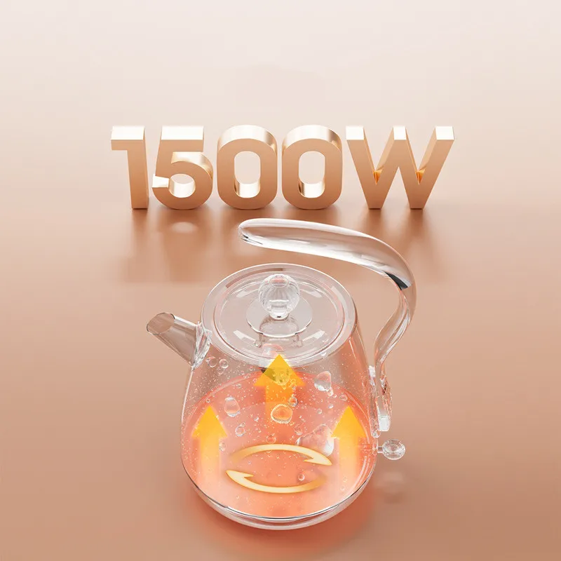 1800ml Electric Kettle Home Water Boiler Keep Warm Kettle 1500W Boil Water Quickly 304 Stainless Steel Kettle Auto Power-off