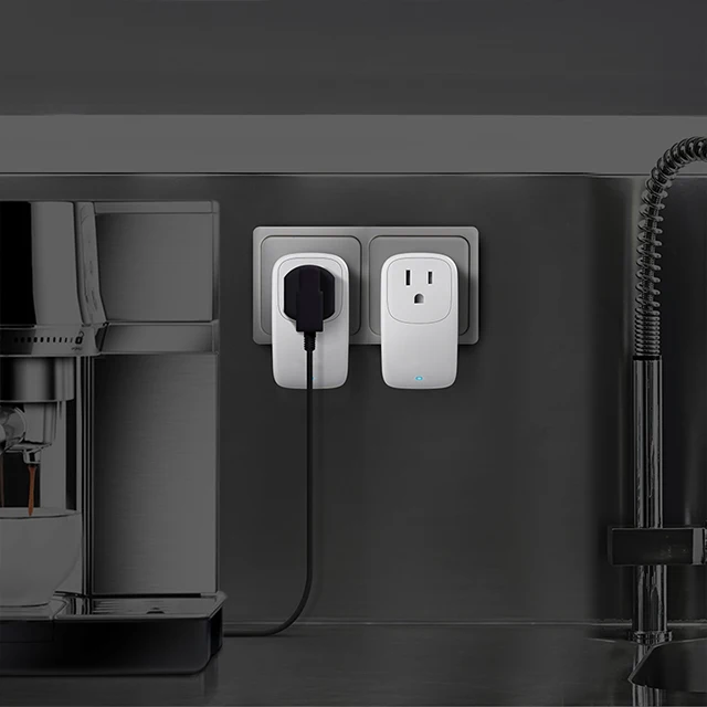 BroadLink-atenuador inteligente de SP4L-US, enchufe Wifi para EE. UU., funciona con Alexa y asistente de Google, IFTTT, 1/2/3/4 Uds.