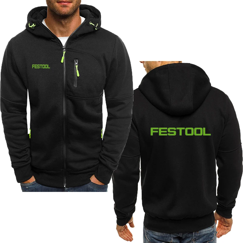 Festool tool Autumn Men's hoodie ong-Sleeved hoodie Jacket top Harajuku Casual Hooded Sweatshirt Fashion fleece hoodie for men