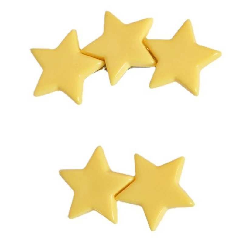 Yellow Star Hair Clip for Girls Star Bobby Pin Star Hairpin Kid Star Barrettes