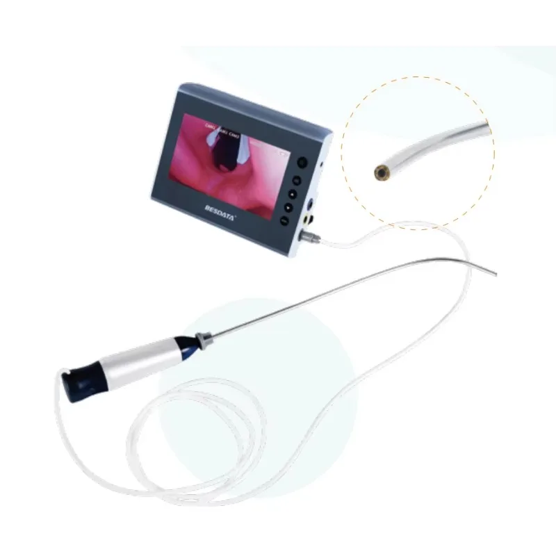 7inch Big Screen Video Laryngoscope Set Reusable Blades Intubation In Operation Room