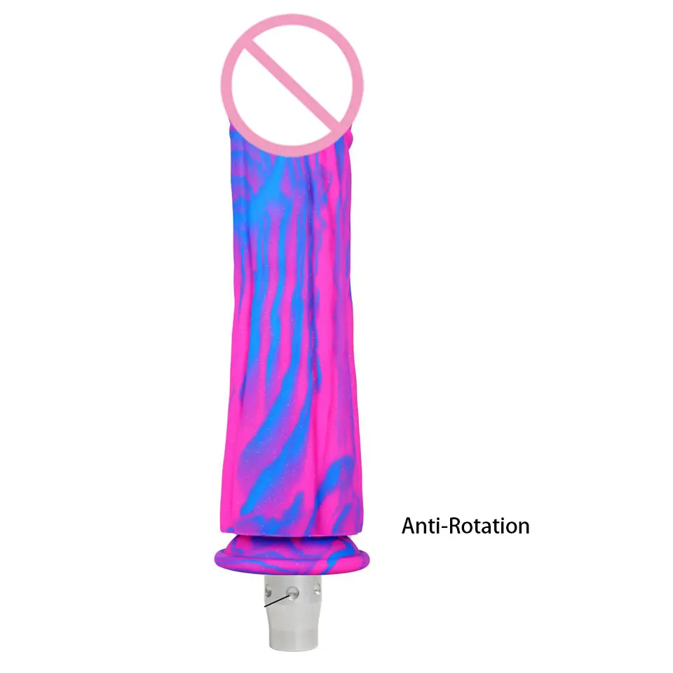 Fredorch 2.95Inches Silicone Material Dildo For Sex Machine With Anti-Rotation,Quick Lock,3XLR,Reciprocating Saw Connector