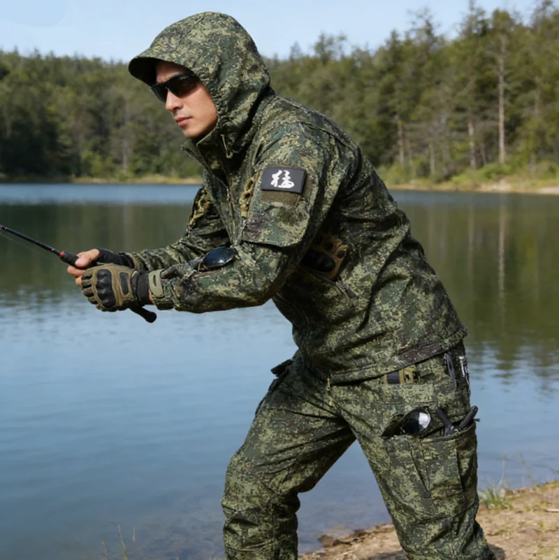 

Autumn Winter GL Outdoor Tactical Softshell Jacket, Fleece Lined Thick Warm Waterproof Windproof Mountaineering Coat