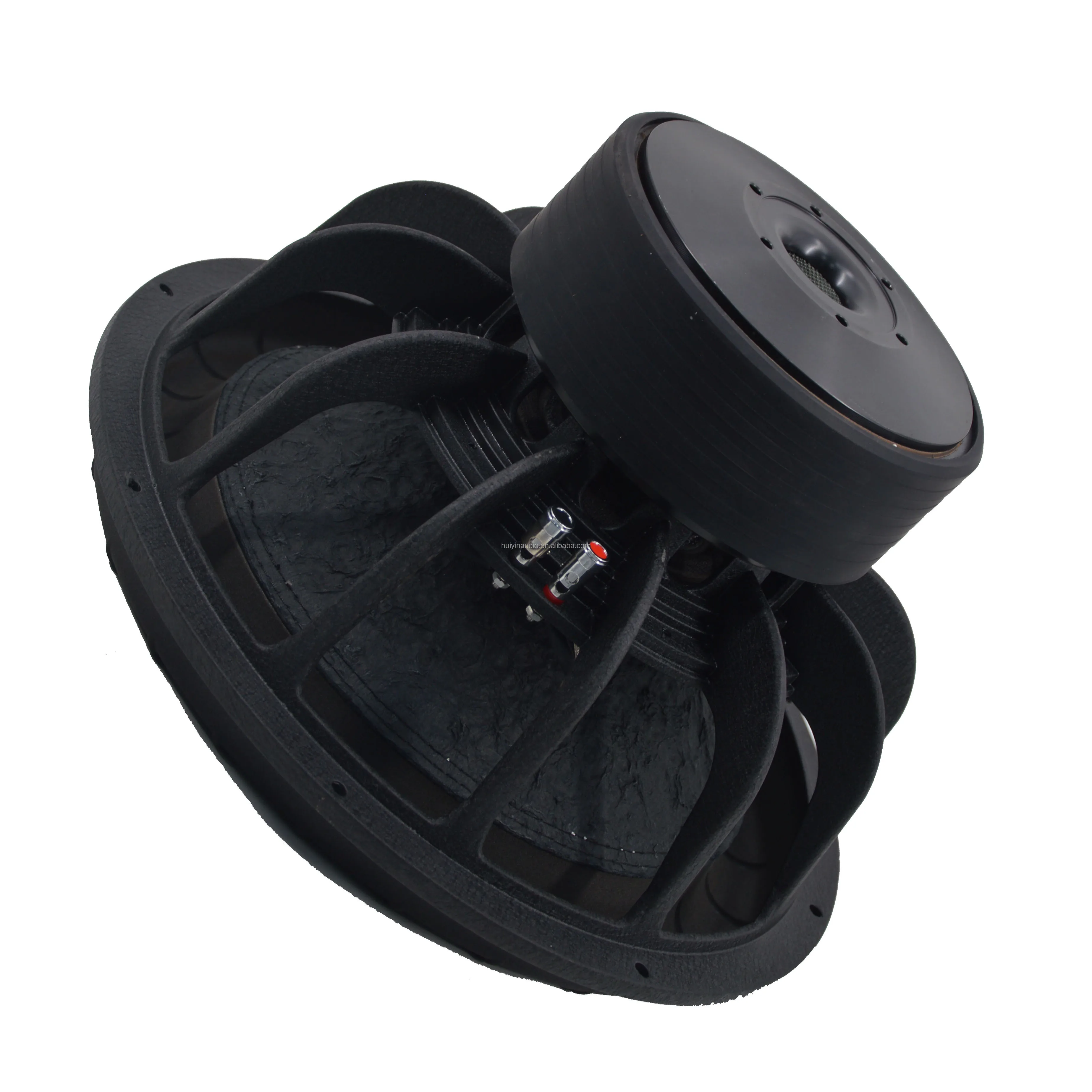 

15-дюймовый автомобильный сабвуфер 3000 Вт RMS, 4 Ом, с карбоновым диффузором, литой алюминиевой корзиной, двухполосная аудиосистема для автомобиля и компьютера 1575-039ATV&U