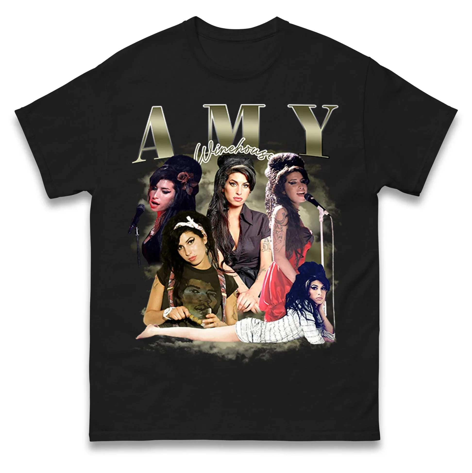

Футболка Amy Winehouse для мужчин и женщин, модная хлопковая футболка с короткими рукавами, винтажная футболка в стиле хип-хоп Y2k, летние топы, мужская футболка, уличная одежда