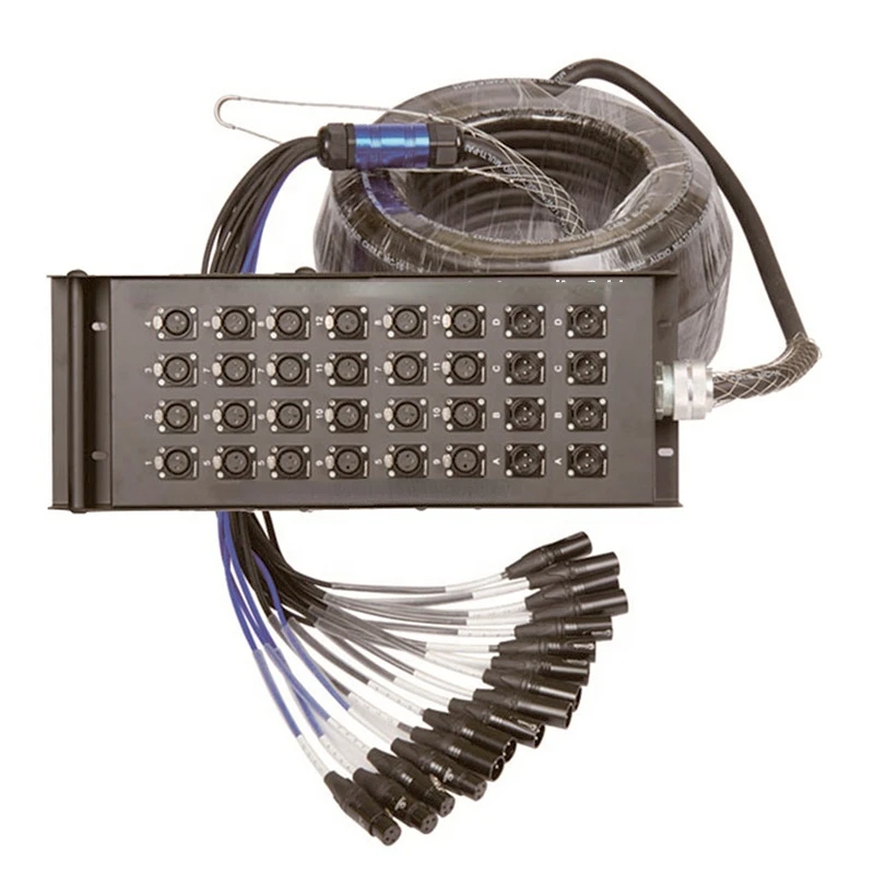 Multichannel Splitter Cable 3 Pin Xlr Female To Male De Power Dmx Snake Audio  4 8 12 16 24 32 48 Channel