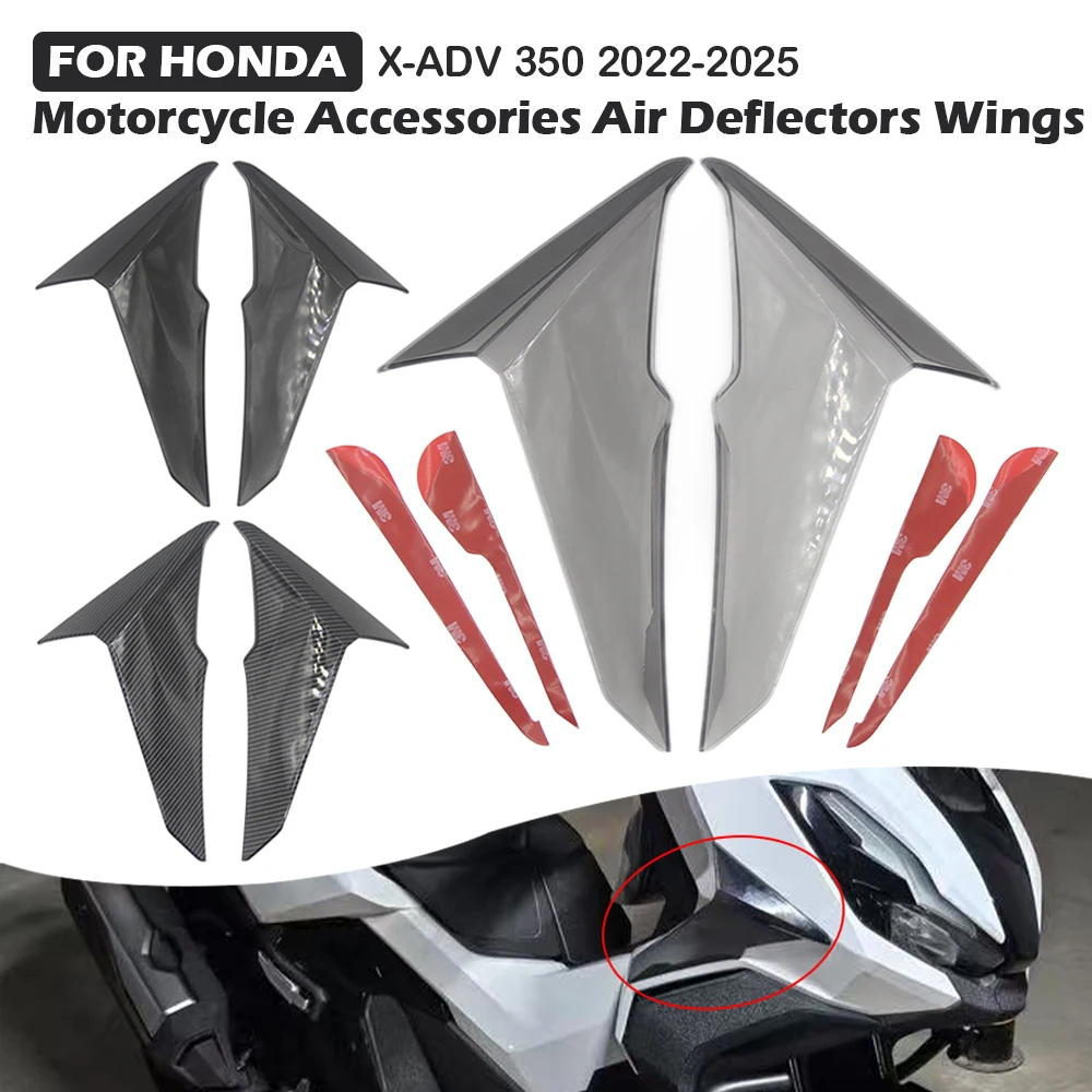 

FOR HONDA ADV350 ADV 350 2022-2025 Motorcycle Right Left Side Fairing Side Cover Wing Deflector Windshield Screen Accessories