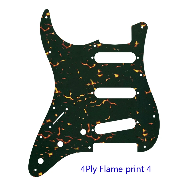 FeiMan Custom Guitar Parts - For Left Handed 62 Year 11 Screw Hole Standard St SSS Guitar Pickguard Scratch Plate Many Colors