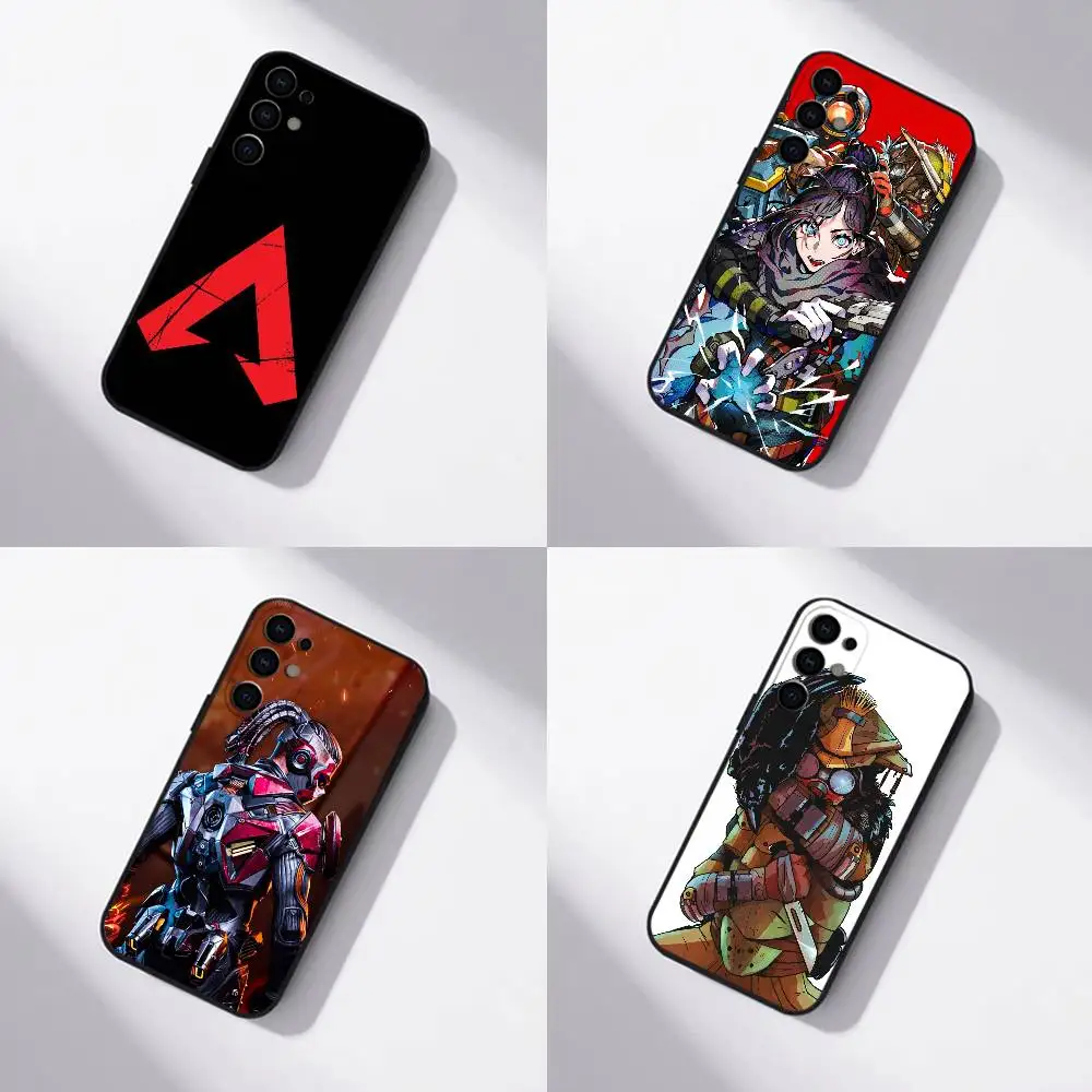 Game Apex Legends Logo Phone Case For Samsung S25,S24,S22,S23,S30,Ultra,S20,Plus,Fe,Lite,Note,10,Black Cover