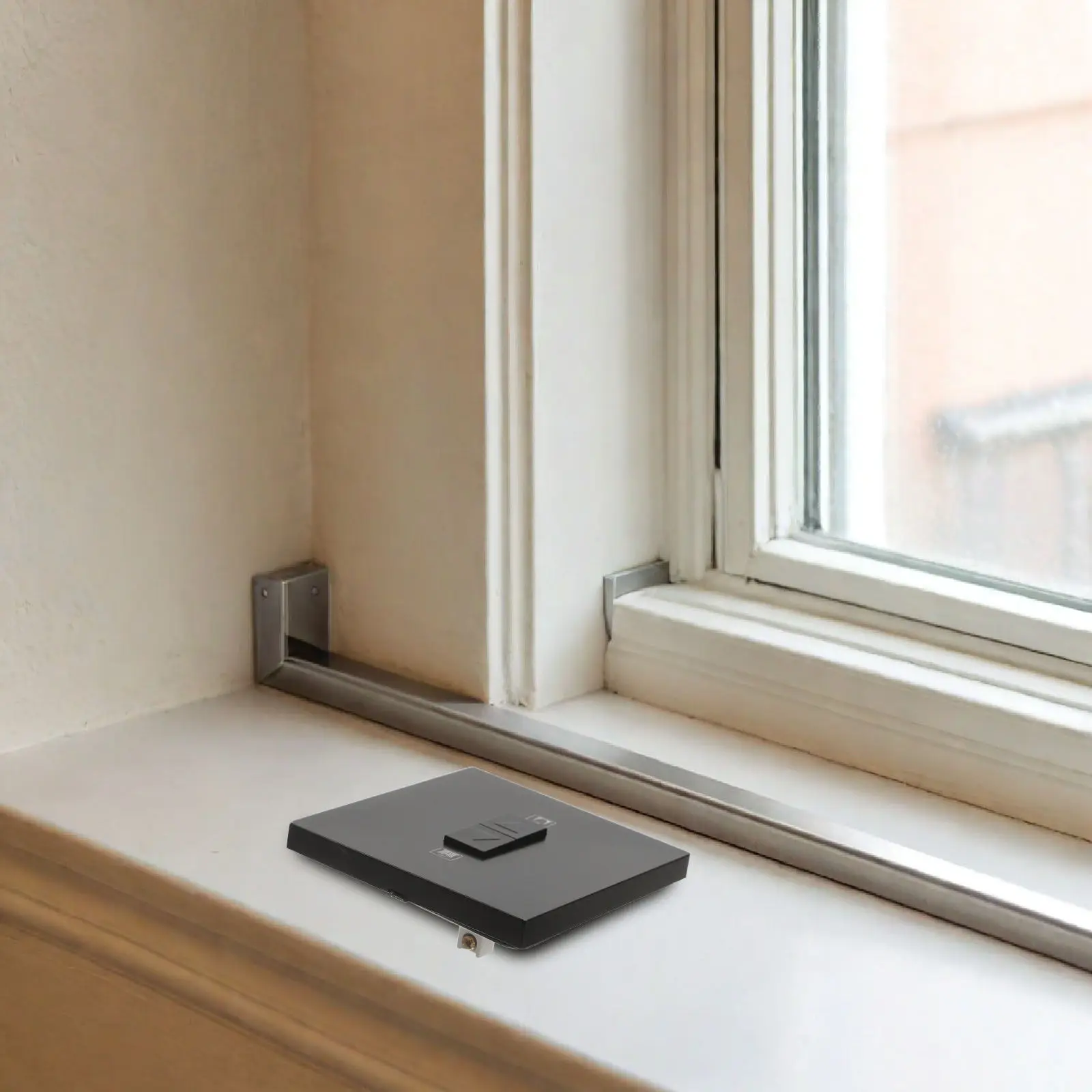 Electric Roller Shade Wall Switch Auto Return Momentary Up Down Stop Motorized Blind Control Retrofit Compatible Flame Retardant