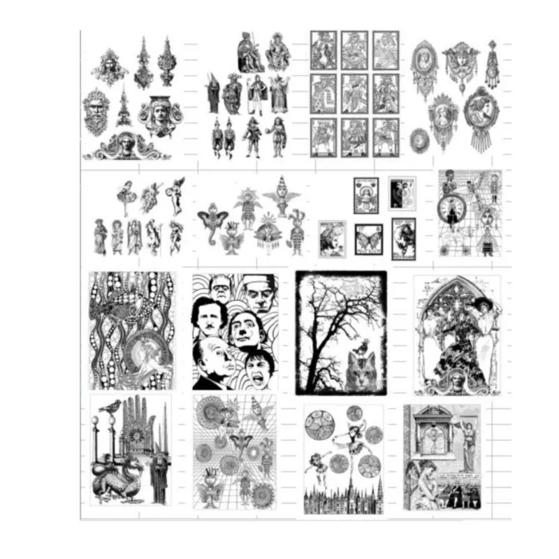 Art transparentne wyraźne znaczki do majsterkowania Scrapbooking/tworzenie kartek zabawne materiały dekoracyjne A0113