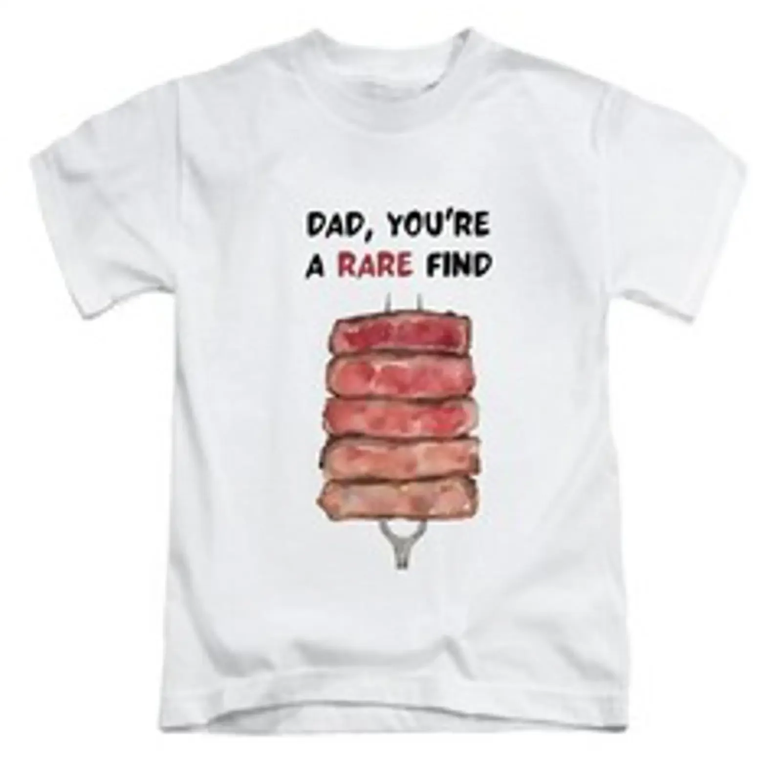 Papa du bist ein seltener Fund Erwachsene T Shirt Fun Steak Meme Vatertag Top vintage Washed Stretched Breathable fashion