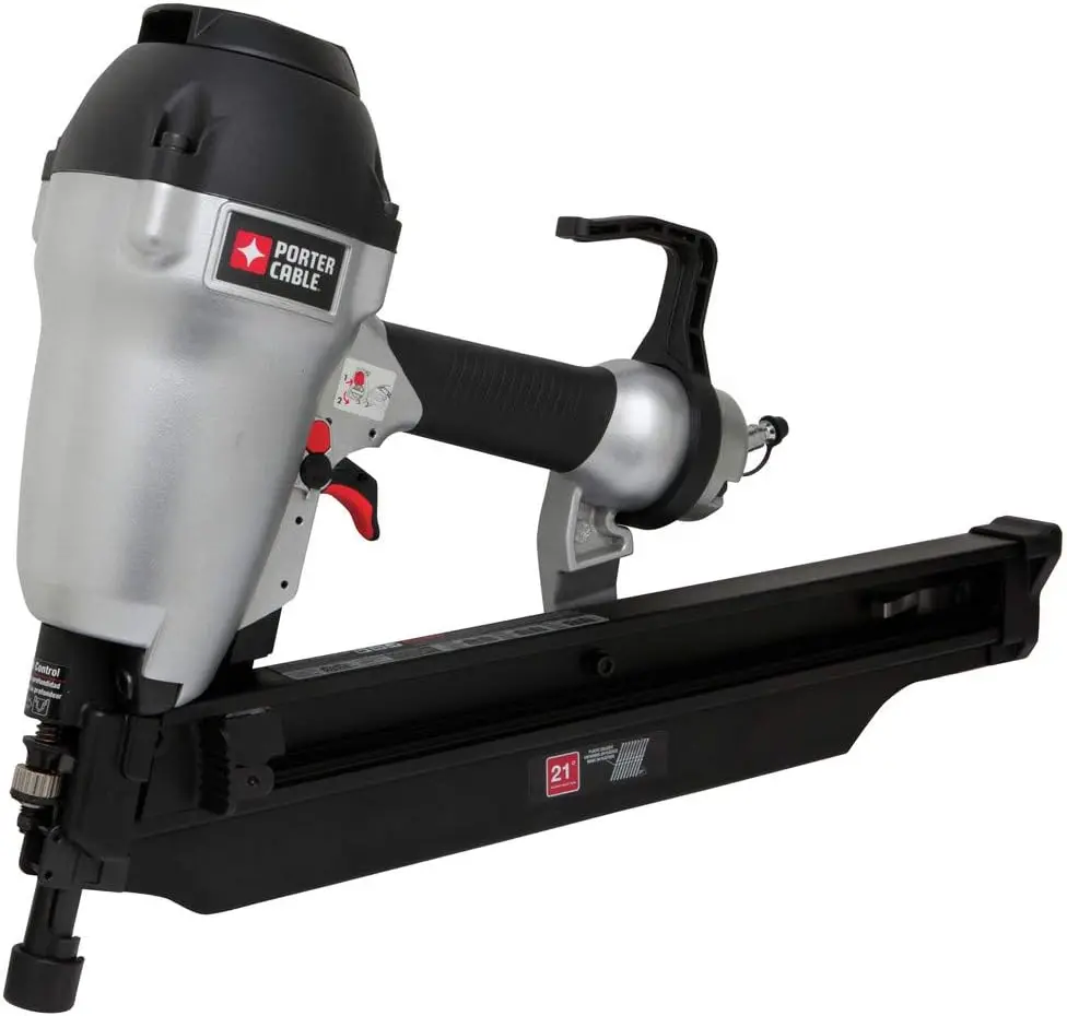 Renewed 22-Degree Full Round Head Framing Nailer Kit, 3-1/2in, Power Nail Gun with Complete Set