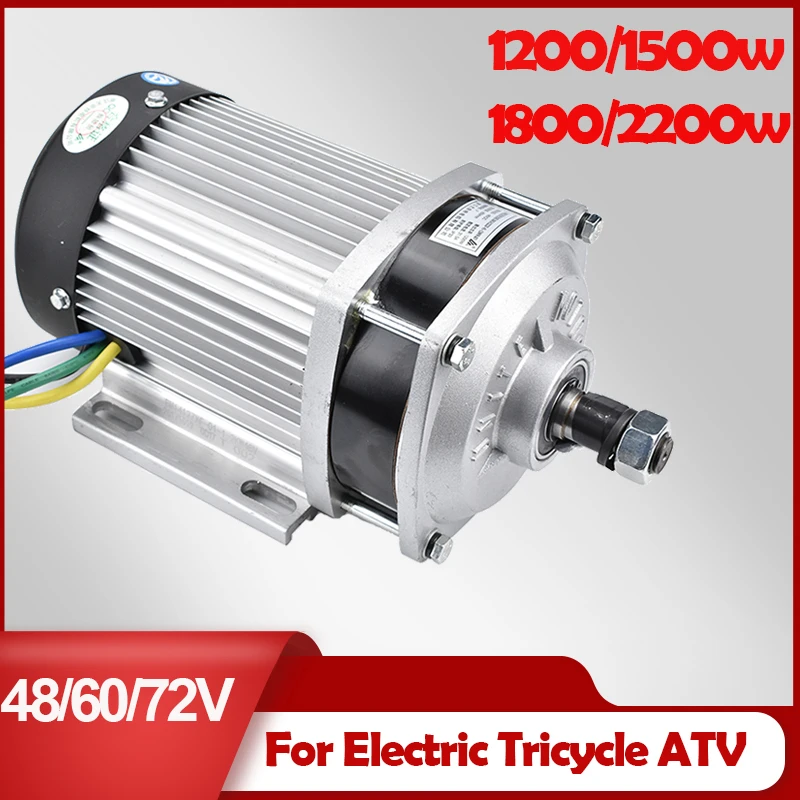 BM1424ZXF Brushless Motor 48V 60V 72V 1200W/1500W/1800W/2200W for Electric Tricycle Mini-Car ATV Motor Kit