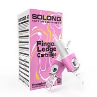 40 Uds. Cartuchos de tatuaje Solong RL/RS/RM agujas de tatuaje esterilizadas desechables máquina de maquillaje permanente para Piercing suministros de tatuaje