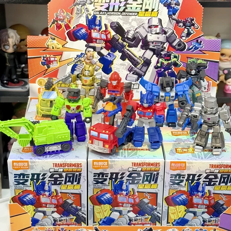 

Blokees Трансформеры Защитник Версия 5,5 см Wave1 Wave2 Optimus Prime Megatron Ironhide Thundercracker Робот Игрушки Подарки для детей