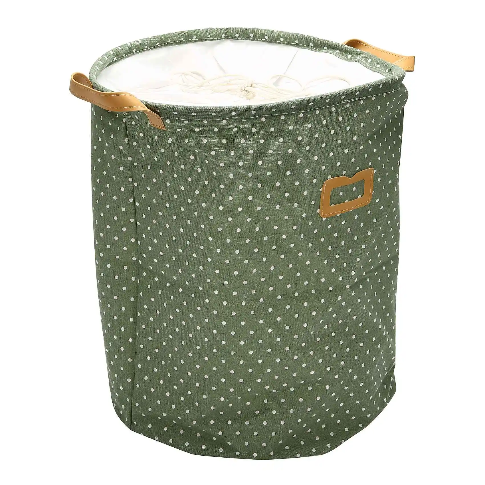 Waterproof Laundry Basket Gift Bag Clothes Storage Basket Home Clothes Bucket Children'S Toys Storage Laundry Basket Green