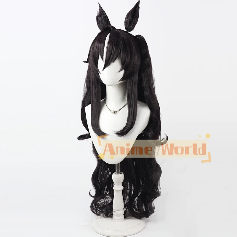 Game Uma Musume Pretty Derby  Vivlos Voyage Etincelant Cosplay Wig Ears Tail Halloween Party Costume Prop Synthetic Hair Heat