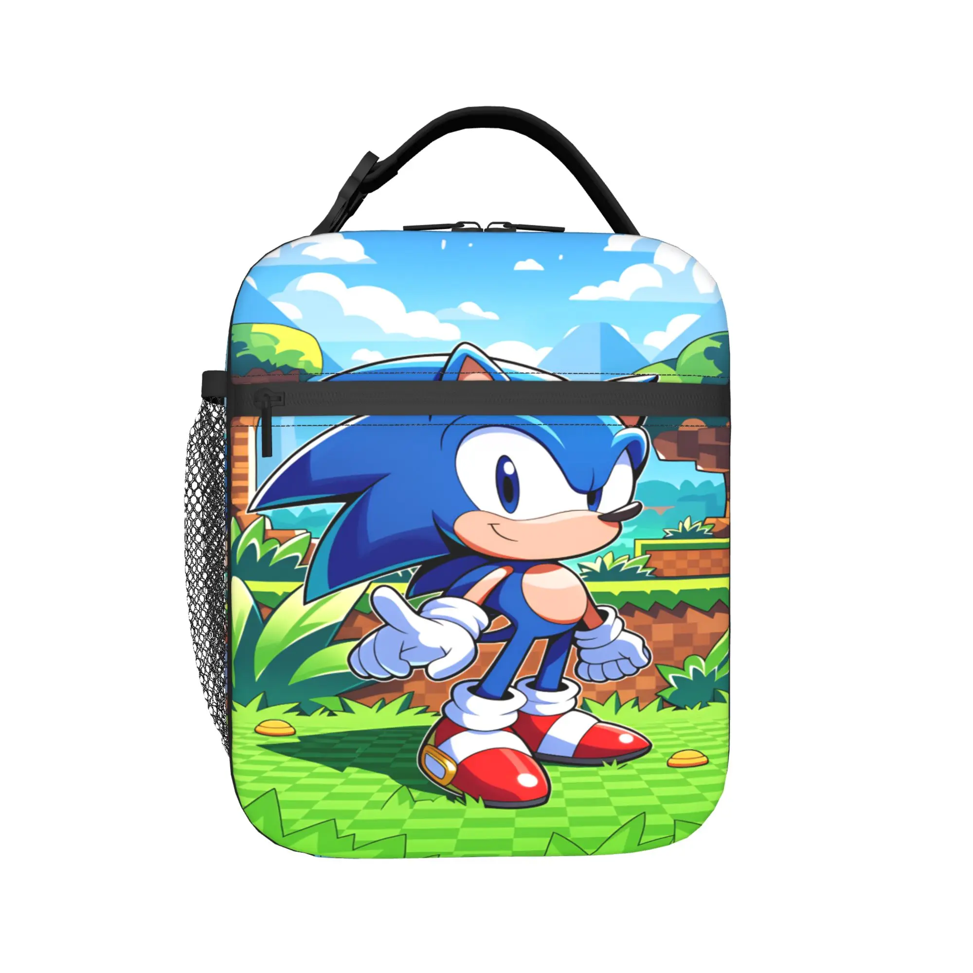 Lunch Bag Cartoon Sso-Nnic Picnic Lunch Box For Girl Boy  Cute Portable Designer Thermal Tote Handbags