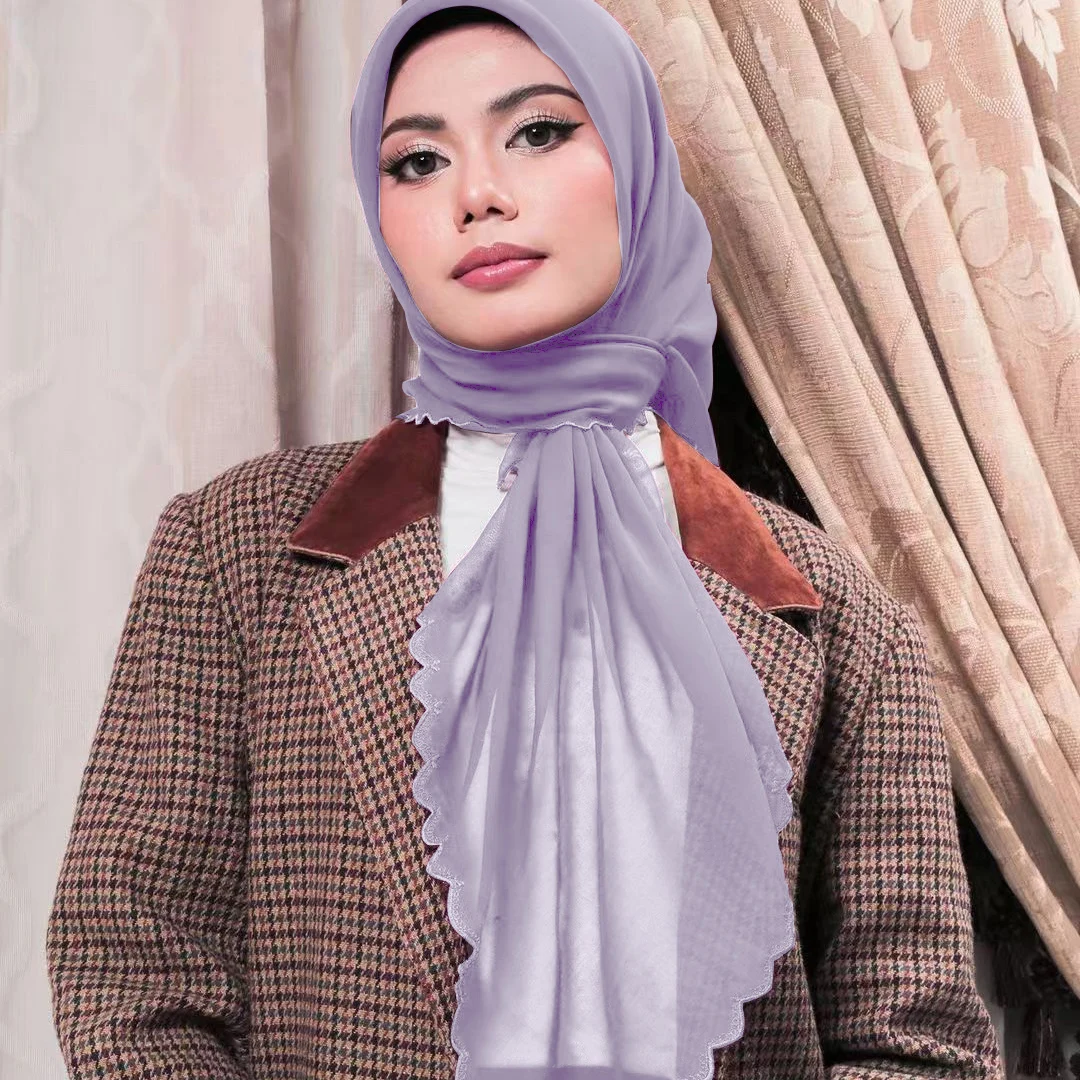 Musulmano nero seta Hijab Jersey sciarpa abaya vestito per le donne turbanti istantaneo Ndercap islamico Modal Hijab Head Wrap