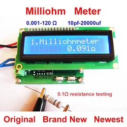 High Precision Milliohm Meter 0 to 120Ohm Low Resistance Tester Capacitance Meter Testing Module