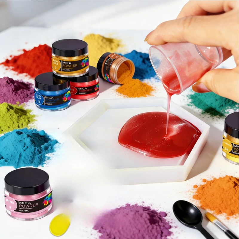 36 Colors Pearlescent Mica Pow - đánh giá và giá Glitter Powder Resin
