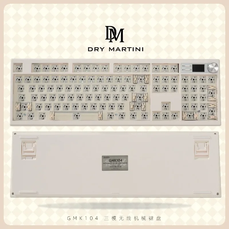 68/100/108 Keys Wireless Mechanical Keyboard Kit 3Mode Bluetooth Gasket Hot-swapping Custom RGB Office Gaming Alice Keyboards