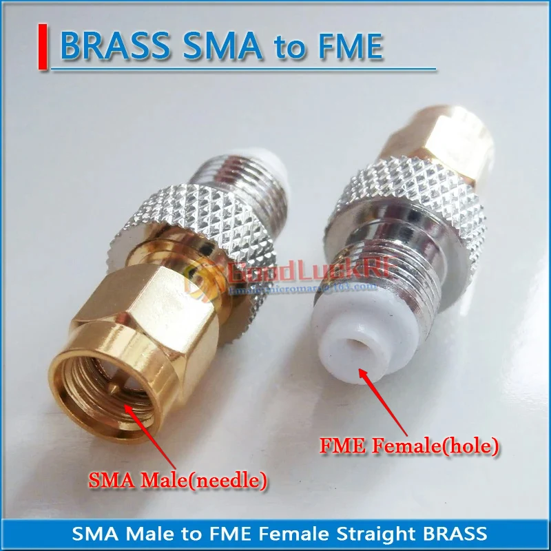 FME Male to SMA Female Straight FME Female to SMA Male Gold Plated SMA Female to FME Female Copper RF Connector Adapter Socket