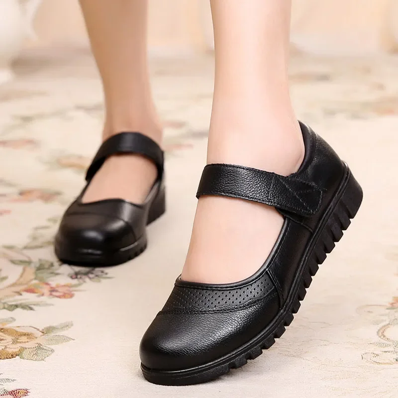 BEYARNE Appartamenti Mocassini Slip on Mocassini Genuino Scarpe di Cuoio di Balletto di Modo Casual Delle Signore Scarpe Scarpe Morbide Scarpe Da