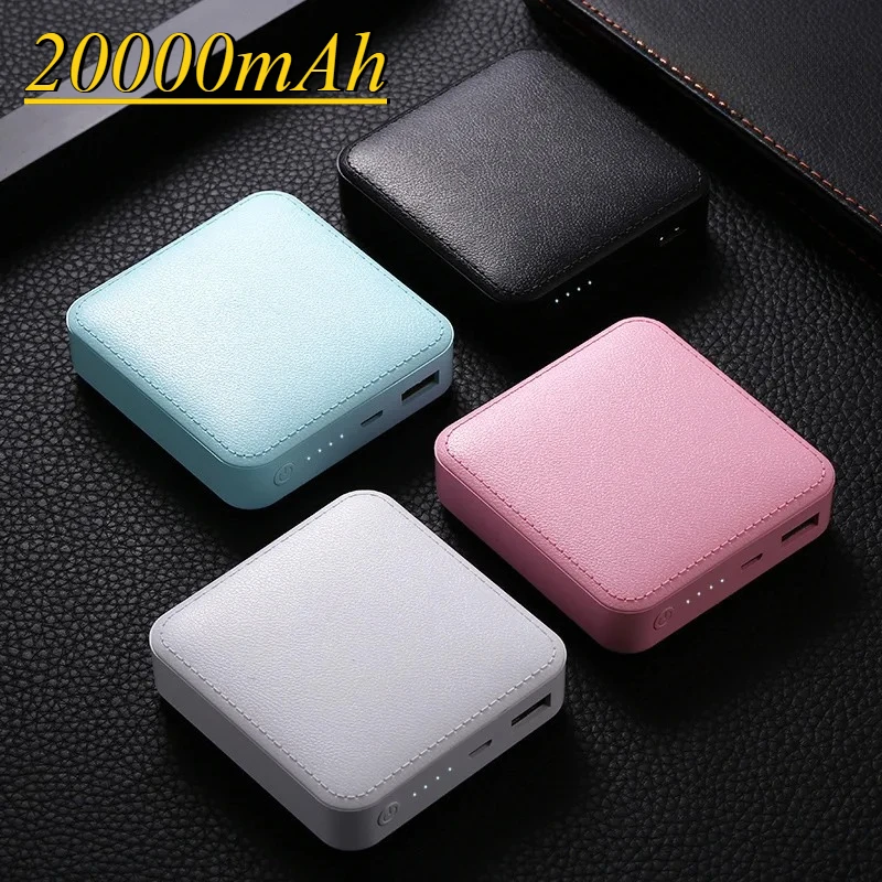 Мини-Power Bank емкостью 20000 мАч, внешний резервный аккумулятор для телефона большой емкости, быстрая зарядка, Powerbank для IPhone, Xiaomi, Huawei Мини-Power Bank емкостью 20000 мАч, внешний резервный аккумулятор для телефона большой емкости, быстрая зарядка, Powerbank для IPhone, Xiaomi, Huawei