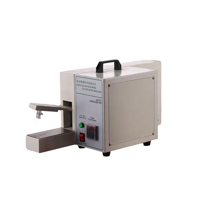 Electric Friction Color Fastness Tester, AATCC Crockmeter Auto Color Fastness to Crocking Machine