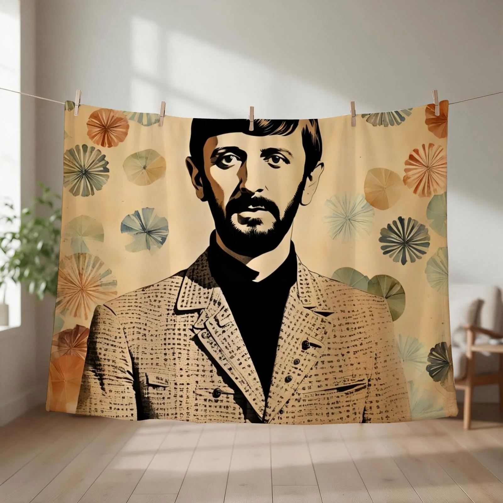 Ringo Starr Throw Blanket Thermal Sleeping Bag Blankets For Sofas Decorative Throw Blankets