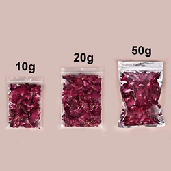 10/20/50g Bag Natural Dried Flower Petal For Resin Epoxy Filling Dried Rose Flowers DIY Fragrant Candle Craft Making Material