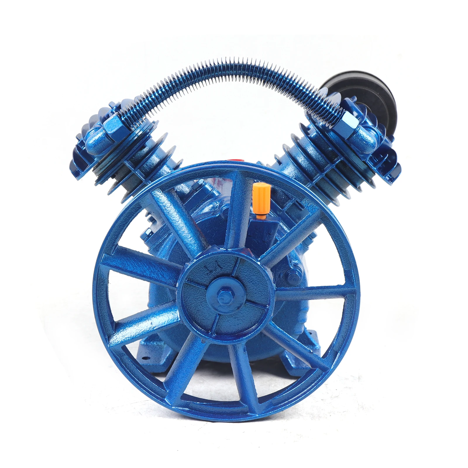 

﻿ Air Compressor Pump Head 3HP Dual-Cylinder Air Compressor Pump Head Industrial Power Unit 2.2KW Air Compressor Pump Head