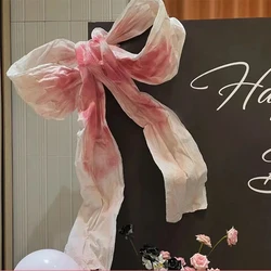 Wedding Paper Art Streamers Modeling Bowknot Paper Flowers Wedding Background Decoration Party Event Stage Window Display Layout