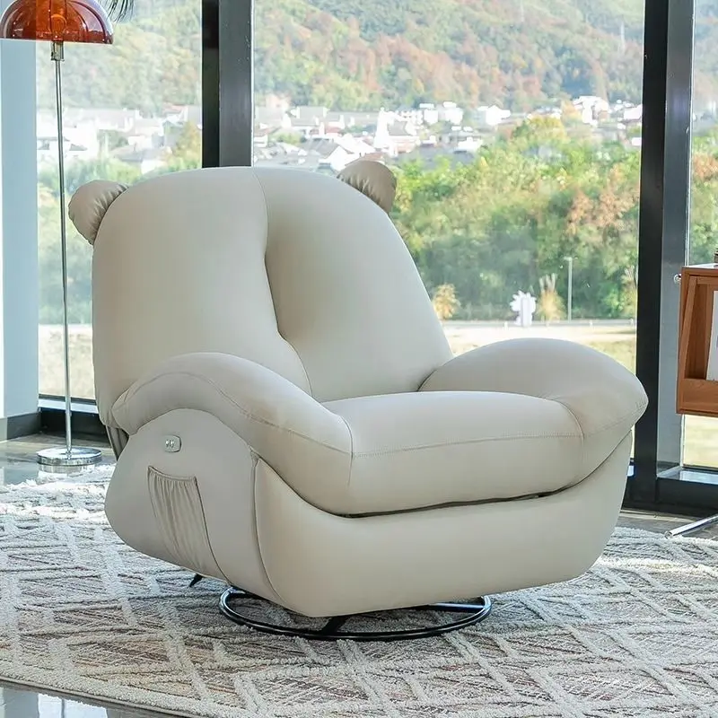 

Lazy multi-functional electric sofa, single space sofa, home sleeping and reclining, leisure living room balcony