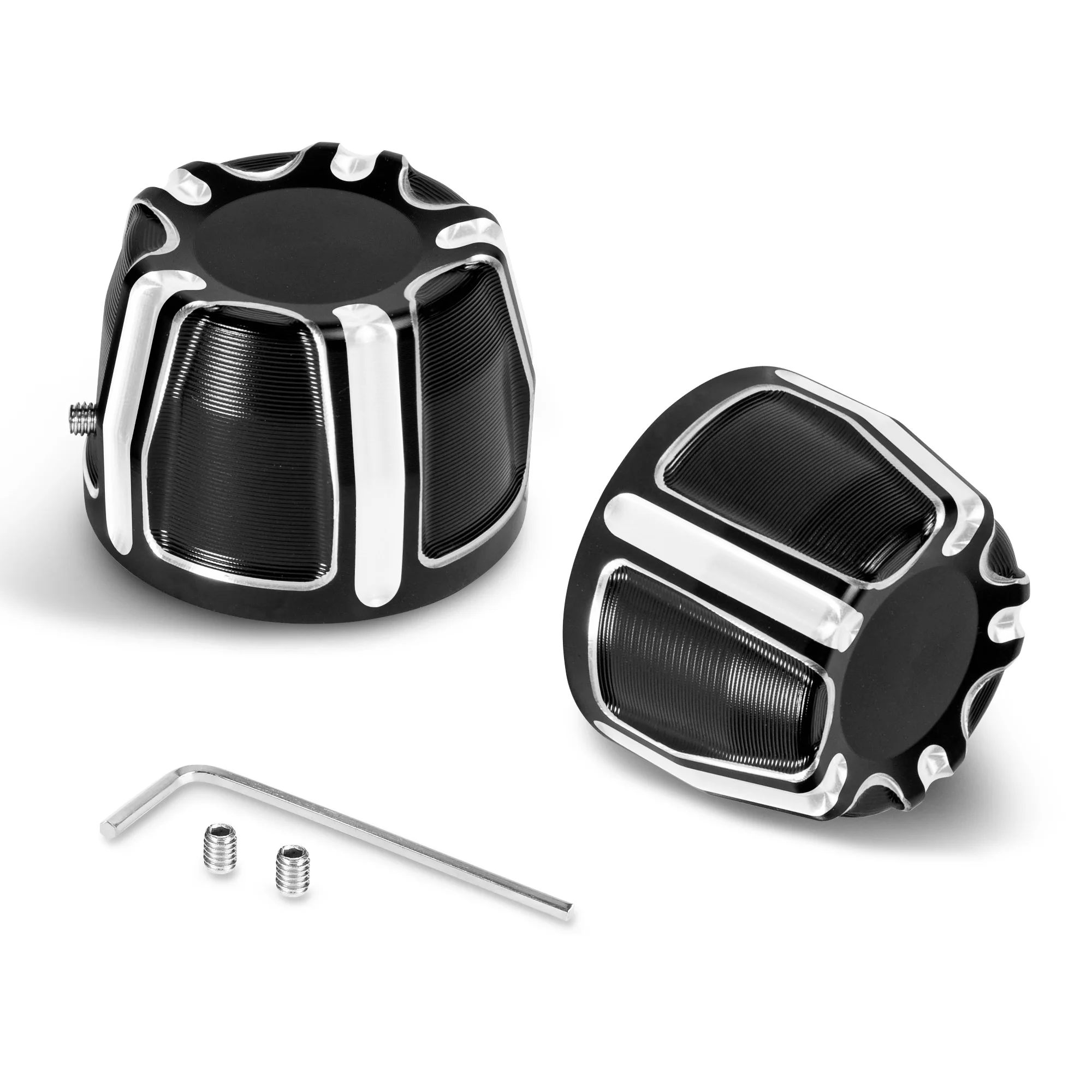 New Design Aluminum Axle Caps | Protective Cover for Spyder RT/F3 (2018-2025) Rear/Front Axle Nuts