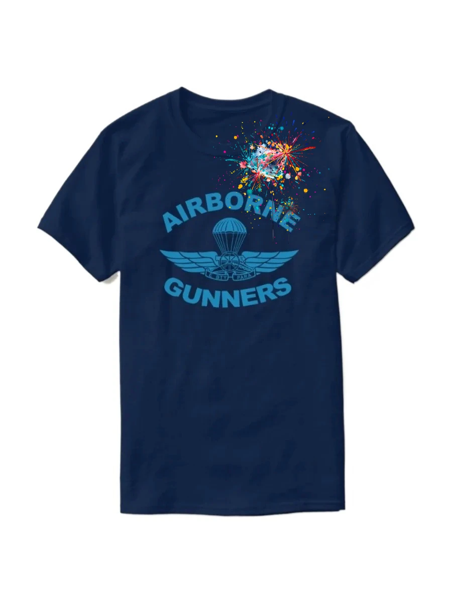 Canadian Airborne Gunners T-Shirt 100% Cotton O-Neck Short Sleeve Summer Casual Mens T-shirt Size S-3XL