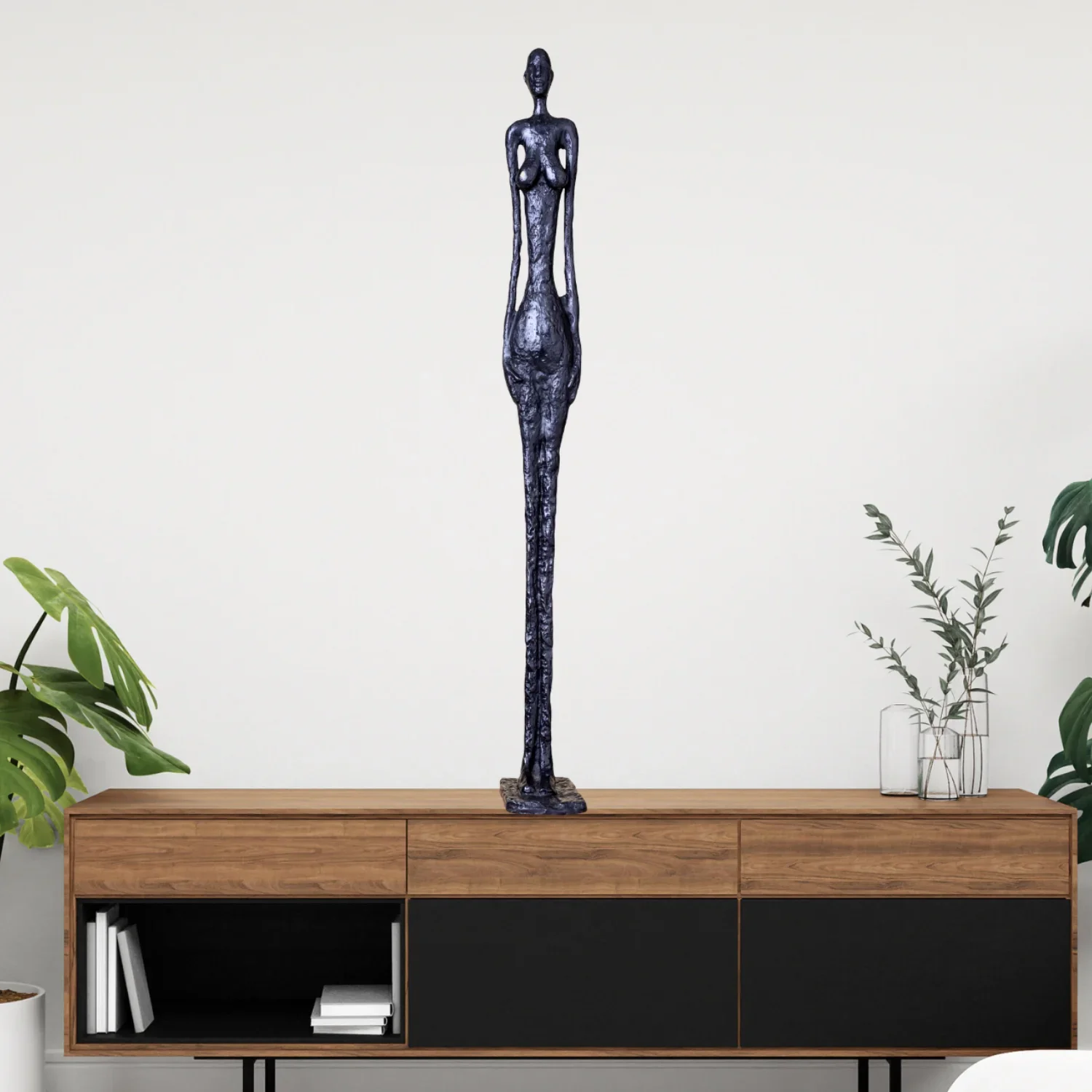70cm Standing Woman II Bronze Sculptrue Famous Alberto Giacometti Art Statue Abstract Handcrafts For Home Decor Collection Gift