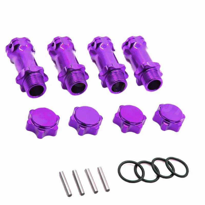 17mm Wheel Hex 30mm Longer Enhanced Mount Adapter Cover Drive Hubs HSP 89108 For RC 1/8 Model Car Parts