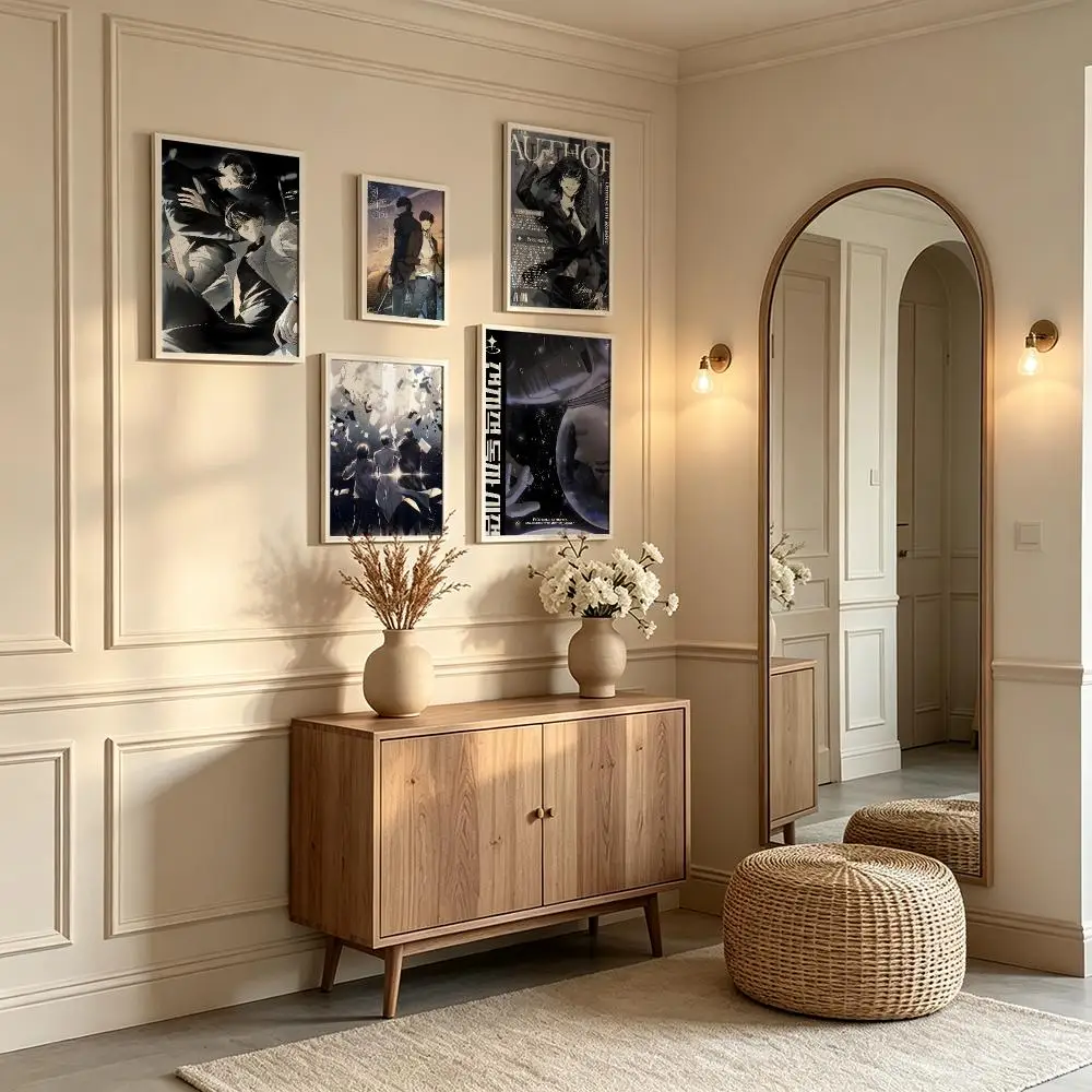 anime Omniscient Reader Poster Poster Waterproof HD Unframed Self‑Stick Decor Wall Art for Home Room Decoration Gift
