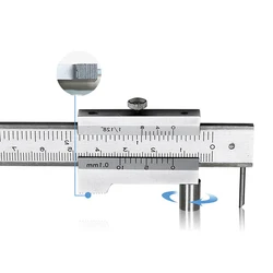 0-200mm Marking Vernier Caliper With Carbide Scriber Stainless Steel Parallel Marking Vernier Caliper Marking Gauge Tool