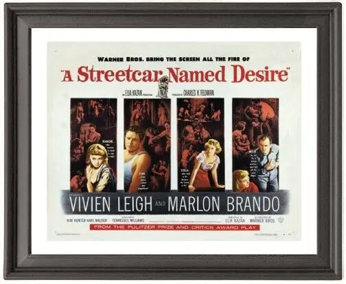 

Framed Poster A Streetcar Named Desire 2 Picture Frame 16x12 inches Photo Paper Print