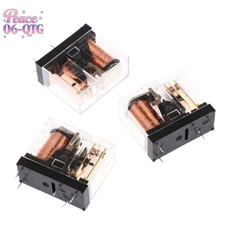 New 1Pc G2R-1 G2R-1-E DC12V DC24V Solder Terminals 5/8Pin 10A 250VAC Miniature Low-Power Relay G2R 12VDC 24VDC 12V 24V