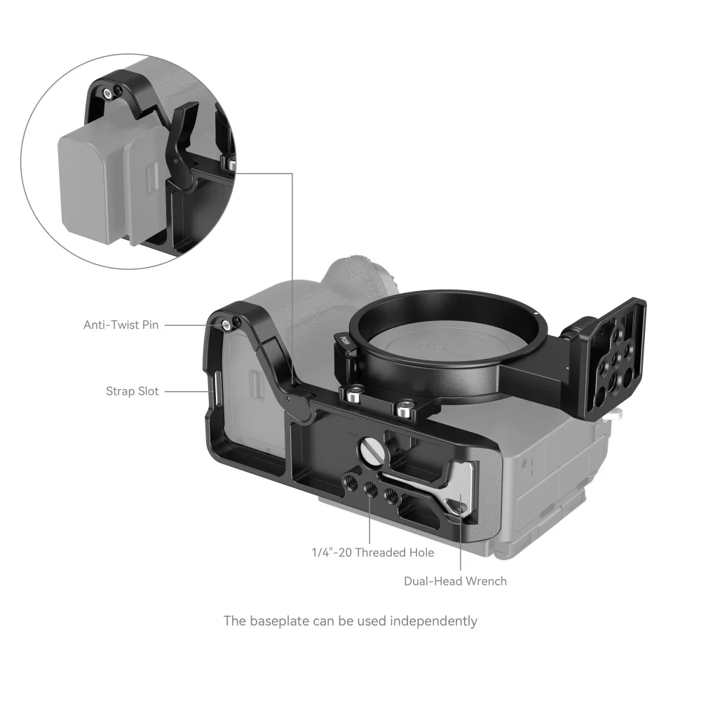 Imagem -05 - Kit de Placa de Montagem Smallrig para Sony Montagem Horizontal para Vertical 4148 Rotativa A7r v a7 iv A7s Iii A7r iv